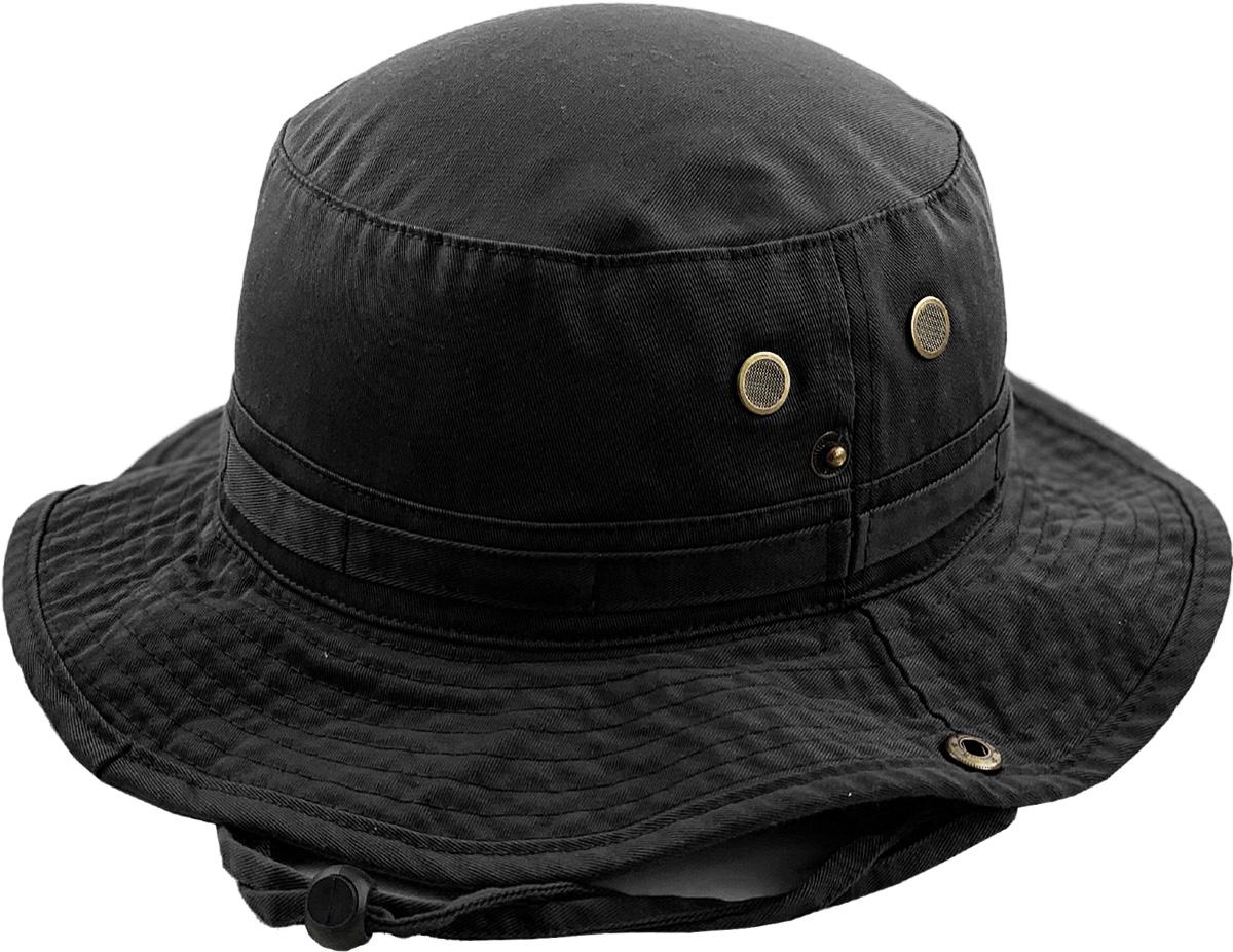 Solid Boonie Hat With String (Fitted)